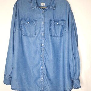 A new Day denim long sleeve shirt